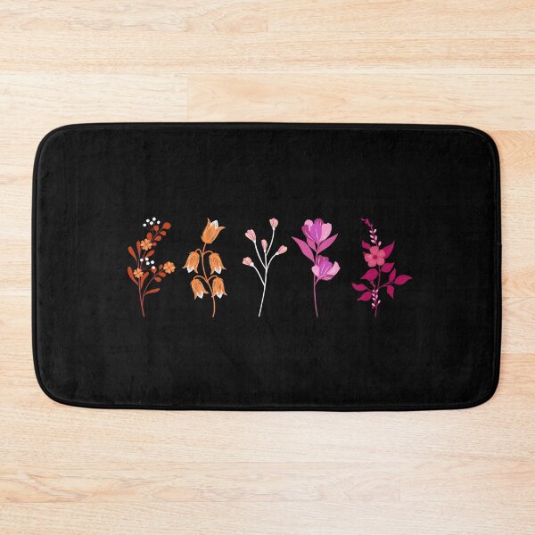 Artikelvorschau, Floral Femme Flowers. Lesbian Pride entworfen und verkauft von Subtle Pride Shop.