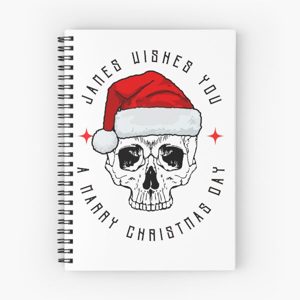 Item preview, JAMES NAME: JAMES CHRISTMAS SKULL HOLIDAY DESIGN. designed and sold by AlexRelax.