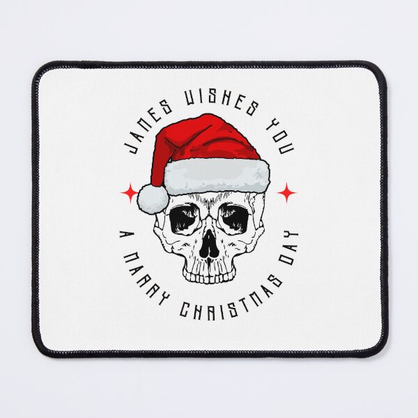 Item preview, JAMES NAME: JAMES CHRISTMAS SKULL HOLIDAY DESIGN. designed and sold by AlexRelax.