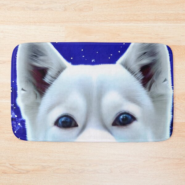 Item preview, Blue Eyes White Siberian Husky designed and sold by The Love Quill.
