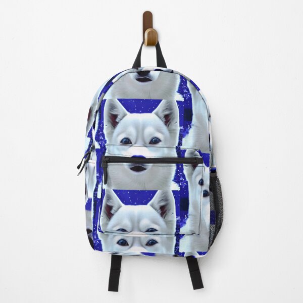 Item preview, Blue Eyes White Siberian Husky designed and sold by The Love Quill.