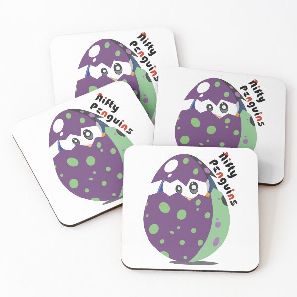 Item preview, Cute Penguins in Colorful Eggshells - Collection N. 18 designed and sold by NiftyPenguins.