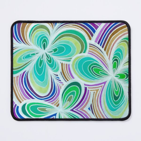 Item preview, Retro Flowers 1 (Inverted) designed and sold by Sarah Kurdila.