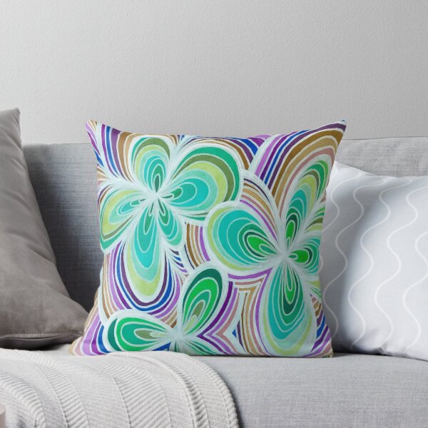 Item preview, Retro Flowers 1 (Inverted) designed and sold by Sarah Kurdila.