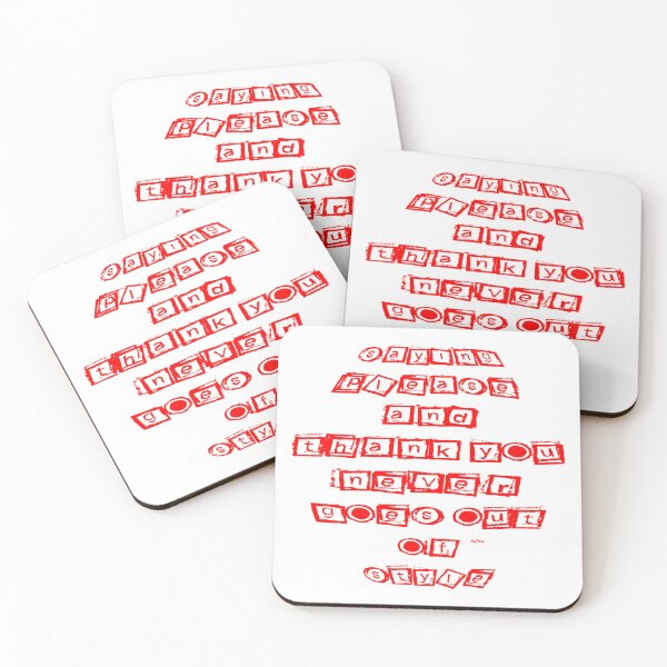 Item preview, SAYING PLEASE AND THANK YOU by dePace' designed and sold by mrpropcake.