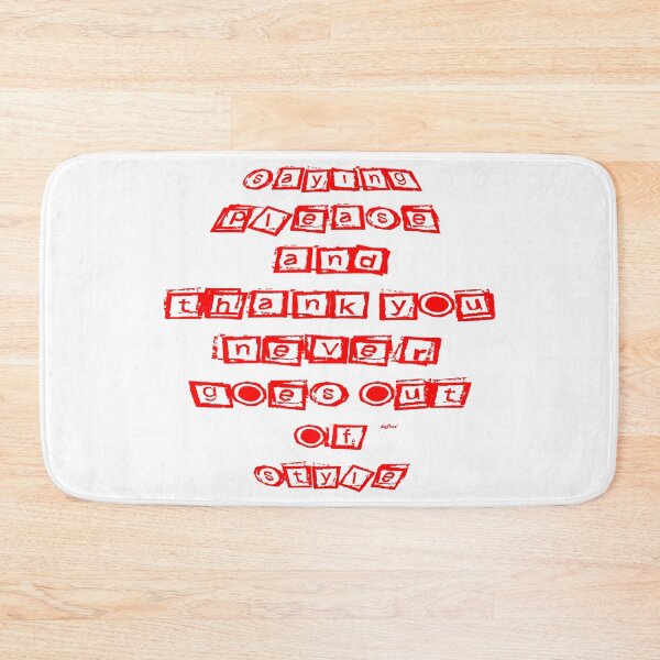 Item preview, SAYING PLEASE AND THANK YOU by dePace' designed and sold by mrpropcake.