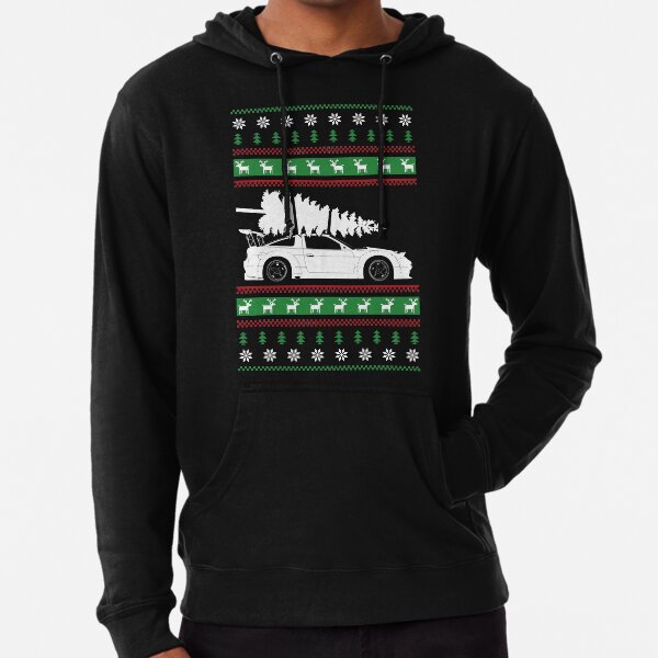 Christmas Nissan 240SX | 200SX 180SX Silvia s13 Lightweight Hoodie