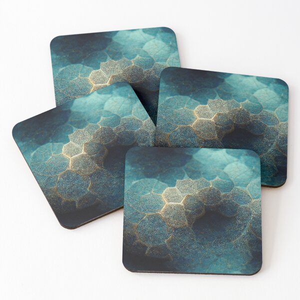 Item preview, Texture patterns of emerald hexagons designed and sold by IA-Power.