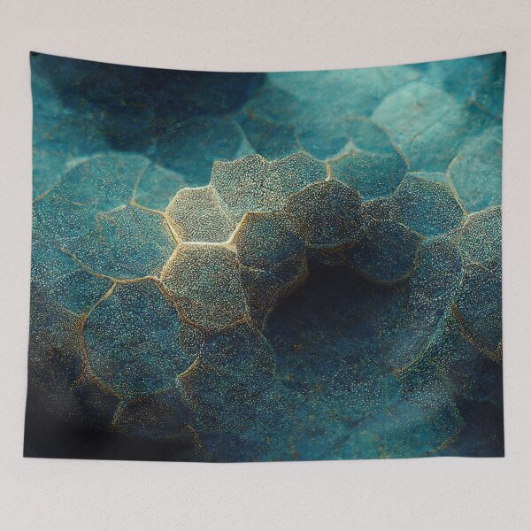 Item preview, Texture patterns of emerald hexagons designed and sold by IA-Power.