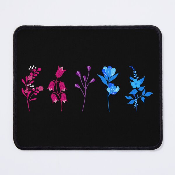 Item preview, Floral Bi Flowers. Bisexual Pride designed and sold by Subtle Pride Shop.