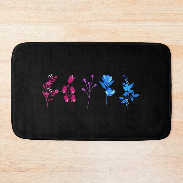 Item preview, Floral Bi Flowers. Bisexual Pride designed and sold by Subtle Pride Shop.