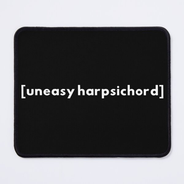 Item preview, Uneasy Harpsichord white designed and sold by stitchlock.