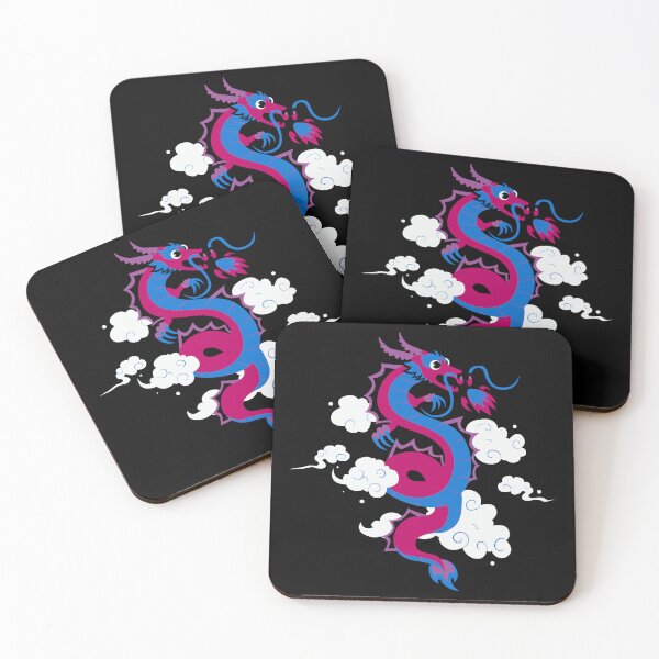 Item preview, Chinese Bi Dragon. Lunar New Year Bisexual Pride. designed and sold by Subtle Pride Shop.