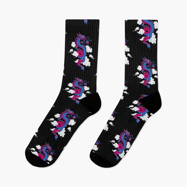 Item preview, Chinese Bi Dragon. Lunar New Year Bisexual Pride. designed and sold by Subtle Pride Shop.