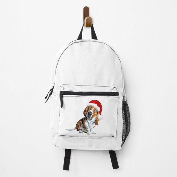 Artikelvorschau, Weihnachtsmann Basset entworfen und verkauft von NiftyTees.