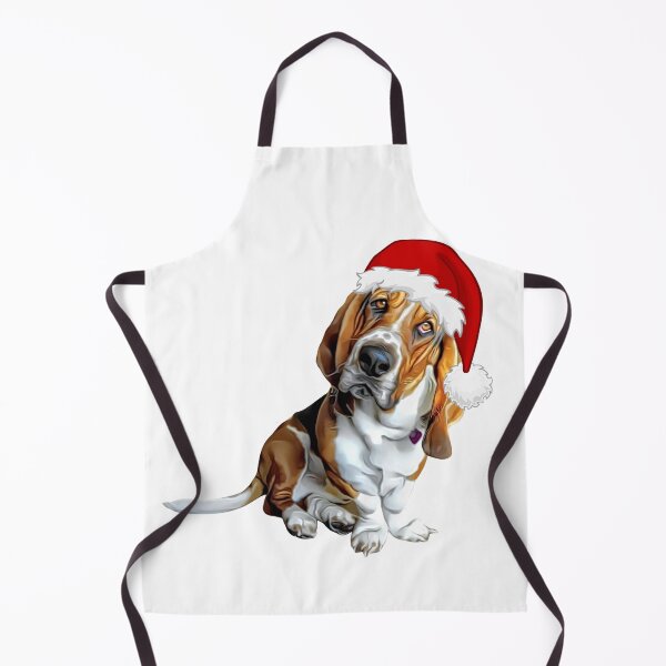 Artikelvorschau, Weihnachtsmann Basset entworfen und verkauft von NiftyTees.