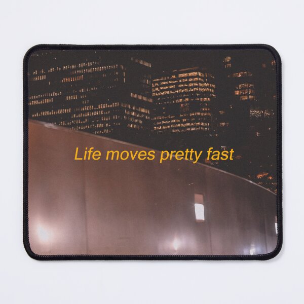 Item preview, Life Moves Pretty Fast - Ferris Bueller Movie Quote - Downtown Chicago designed and sold by fergyfilms.