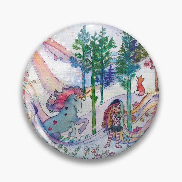 Item preview, Magical Unicorn Fantasy, Whimsical Watercolor Forest Vibes, Magical Mind designed and sold by BohemiWANDERS.