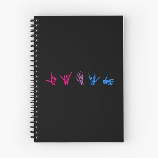 Item preview, Halloween Bi Skeleton Hands. Bisexual Pride designed and sold by Subtle Pride Shop.