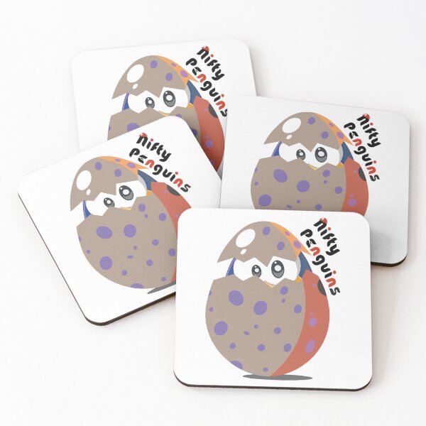 Item preview, Cute Penguins in Colorful Eggshells - Collection N. 20 designed and sold by NiftyPenguins.