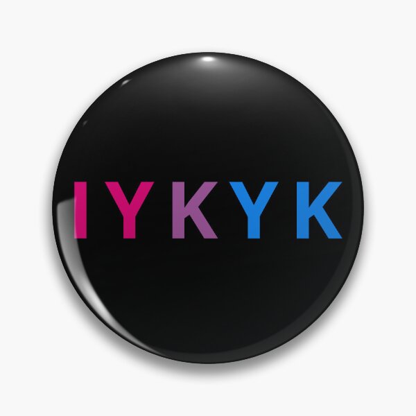 Artikelvorschau, If You Know You Know Bi IYKYK. Bisexual Pride entworfen und verkauft von Subtle Pride Shop.
