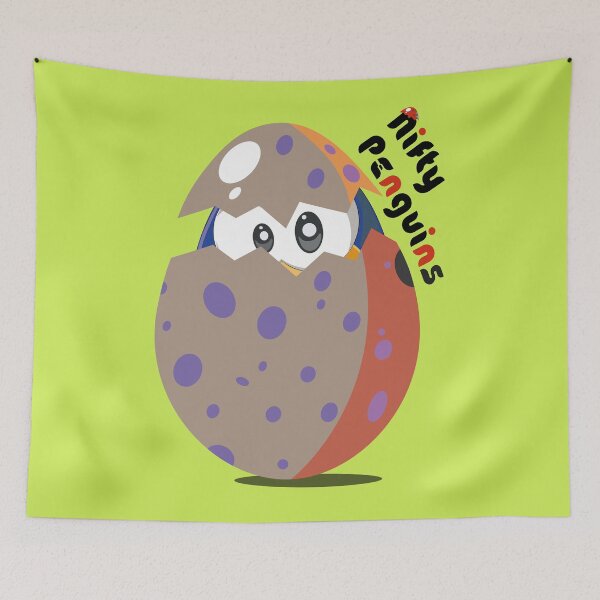 Item preview, Cute Penguins in Colorful Eggshells - Collection N. 20 designed and sold by NiftyPenguins.