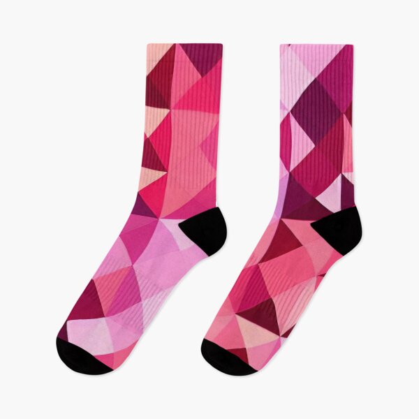 Item preview, shades of pink in triangular pattern designed and sold by I-A-Troy.