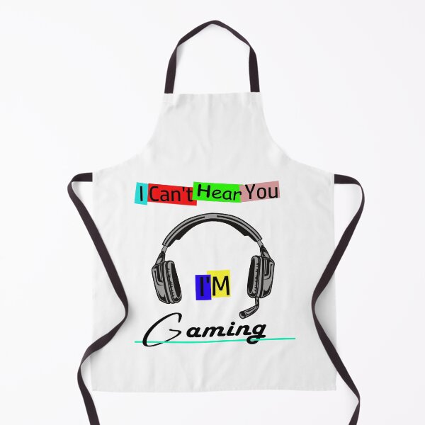 Item preview, I CAN'T HEAR YOU I'M GAMING, BUSY FUNNY VIDEO GAMER designed and sold by Hatlof.