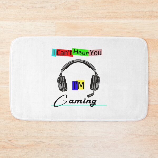 Item preview, I CAN'T HEAR YOU I'M GAMING, BUSY FUNNY VIDEO GAMER designed and sold by Hatlof.