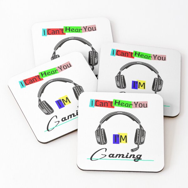 Item preview, I CAN'T HEAR YOU I'M GAMING, BUSY FUNNY VIDEO GAMER designed and sold by Hatlof.
