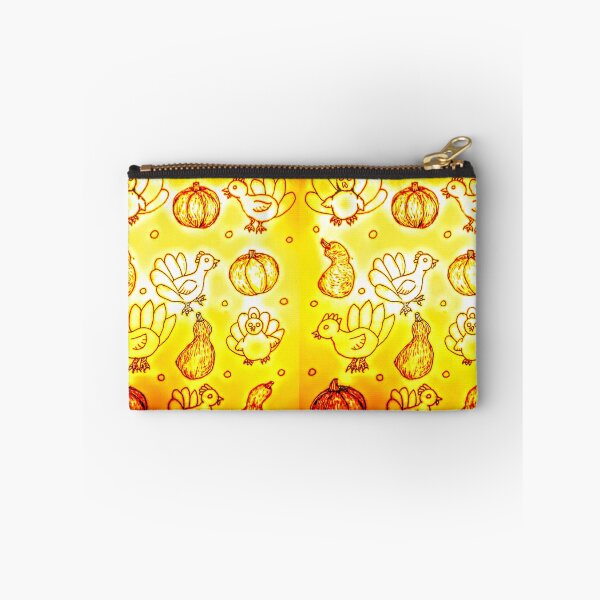 Item preview, Harvest Turkeys in fiery yellow and orange  designed and sold by Ivy-Bindig.