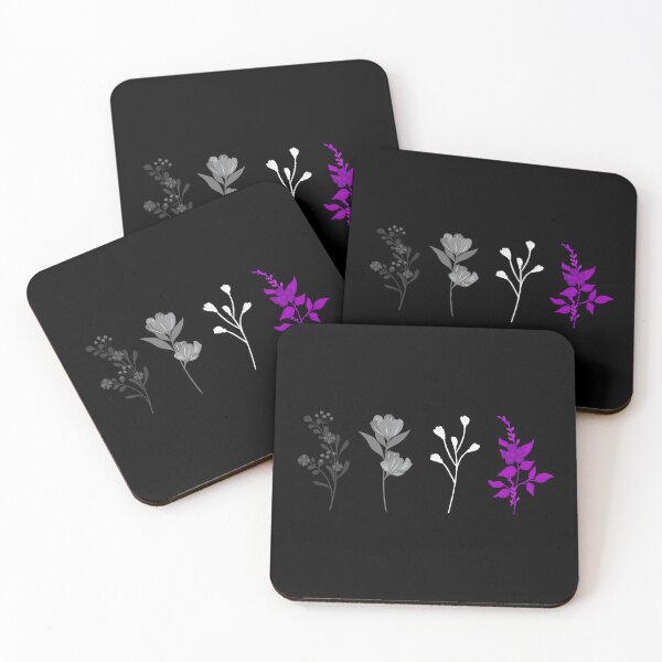 Item preview, Floral Ace Flowers. Asexual Pride designed and sold by Subtle Pride Shop.