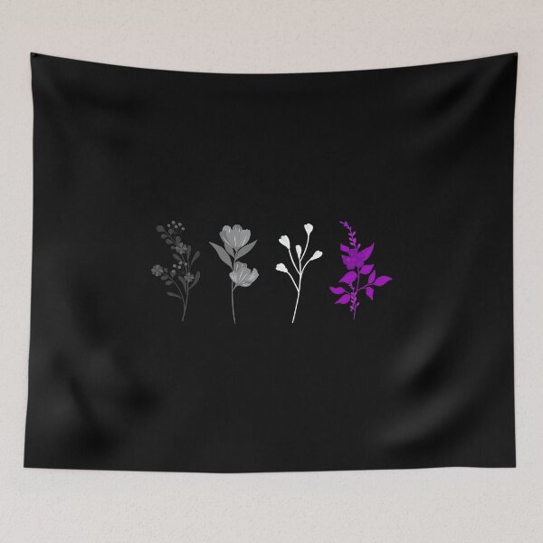 Item preview, Floral Ace Flowers. Asexual Pride designed and sold by Subtle Pride Shop.