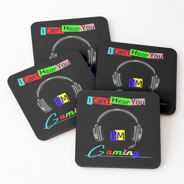 Item preview, I CAN'T HEAR YOU I'M GAMING, BUSY FUNNY VIDEO GAMER designed and sold by Hatlof.