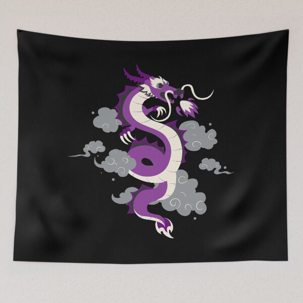 Item preview, Chinese Ace Dragon. Lunar New Year Asexual Pride designed and sold by Subtle Pride Shop.