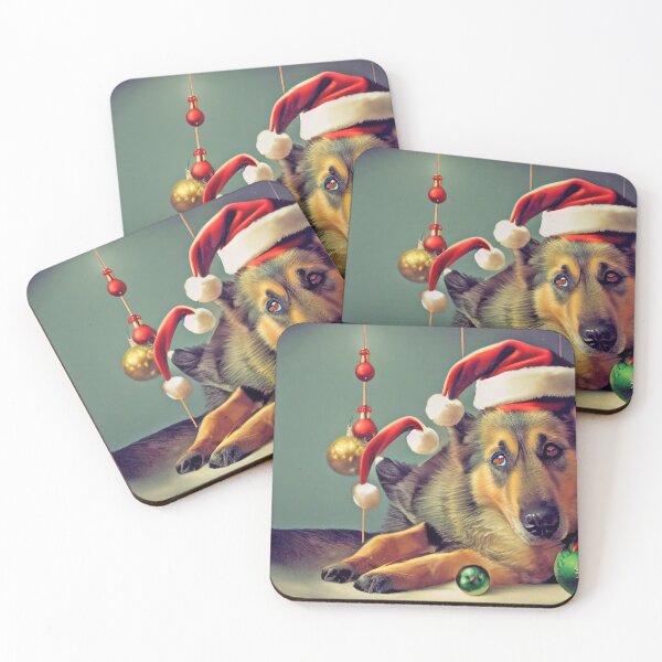 Item preview, CHRISTMAS DOGS: German shepherd special christmas edition designed and sold by Arthoughts.