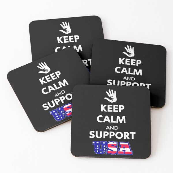 Item preview, Keep Calm And Support USA World tournament  designed and sold by teesresolution.