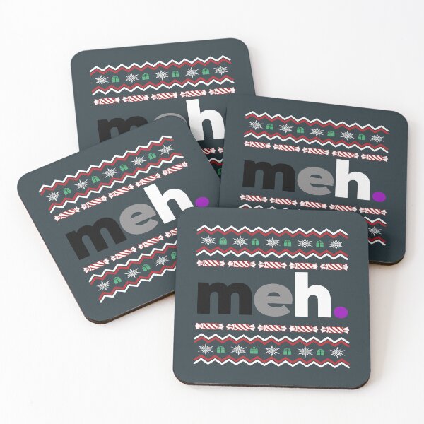 Item preview, Christmas meh Ace. Asexual Pride designed and sold by Subtle Pride Shop.