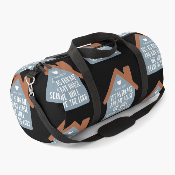 Item preview, But as for me and my house, we will serve the Lord Black Back designed and sold by themoodydecor.