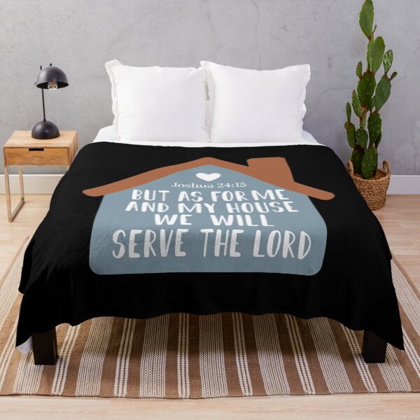 Item preview, Pero en cuanto a mí y mi casa, serviremos al Señor Black Back. designed and sold by themoodydecor.