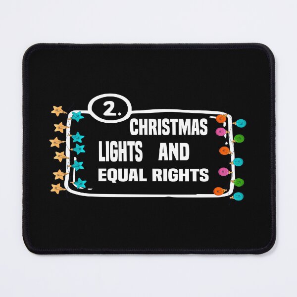 Item preview, Christmas Lights And Equal Rights designed and sold by ZOUBAH.