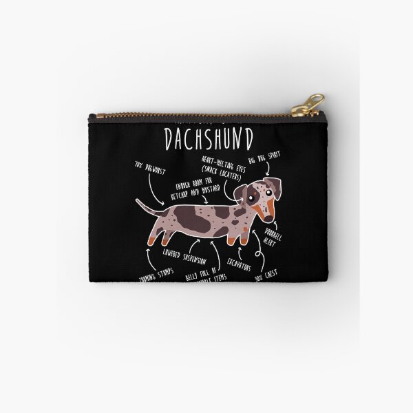 Item preview, Red Dapple Dachshund Dog Anatomy designed and sold by Clara Hollins.