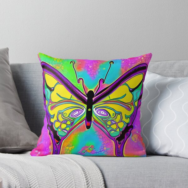 Item preview, Psychedelic butterfly Art designed and sold by The Love Quill.
