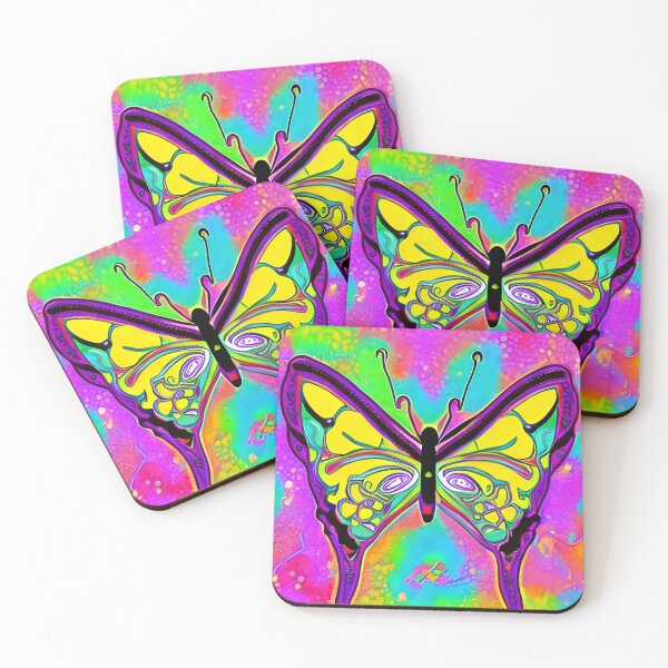 Item preview, Psychedelic butterfly Art designed and sold by The Love Quill.