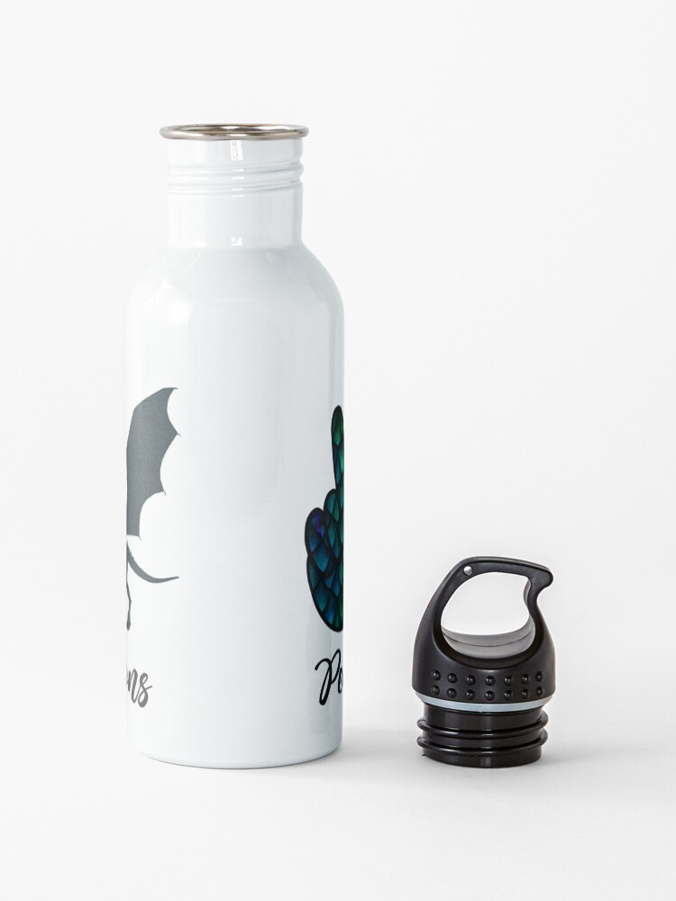 Alternate view of Peace, Love, Dragons Water Bottle