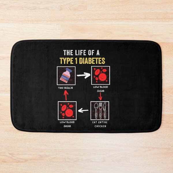 Item preview, A Day In The Life of Type 1 Diabetes Awareness designed and sold by POPLIN ⭐ ⭐ ⭐ ⭐ ⭐.