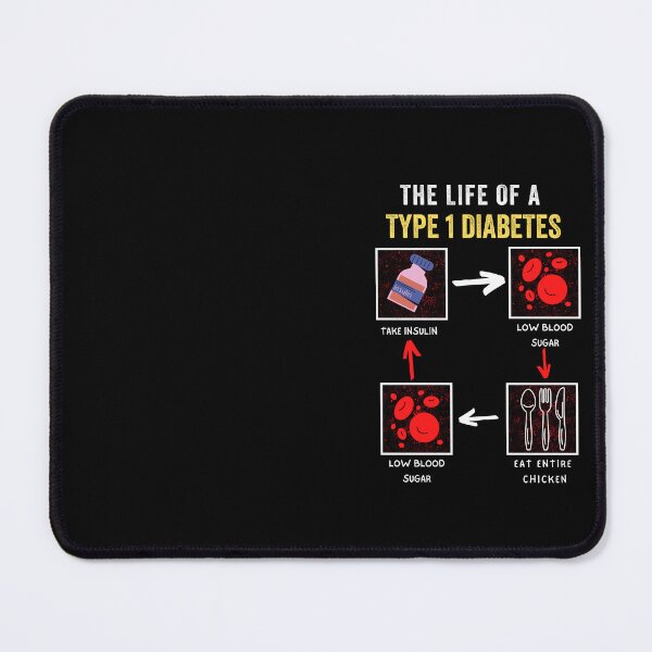 Item preview, A Day In The Life of Type 1 Diabetes Awareness designed and sold by POPLIN ⭐ ⭐ ⭐ ⭐ ⭐.
