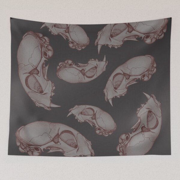 Item preview, cat skull multi designed and sold by GorgeousScience.