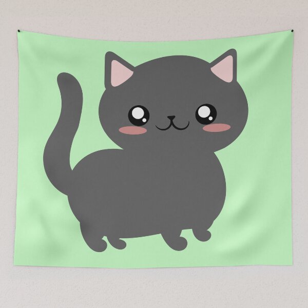 Item preview, black fat cat designed and sold by yessebel.