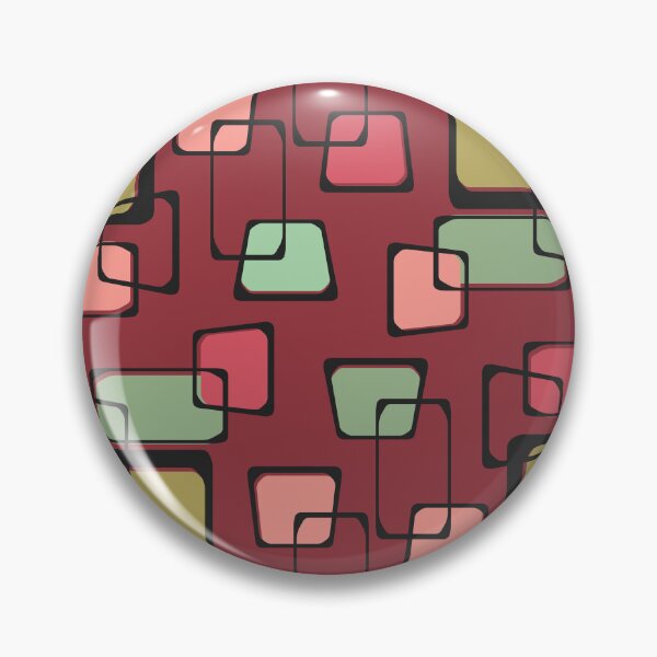 Item preview, Skewed Squares Midcentury Pattern Christmas Red designed and sold by thepixelgarden.